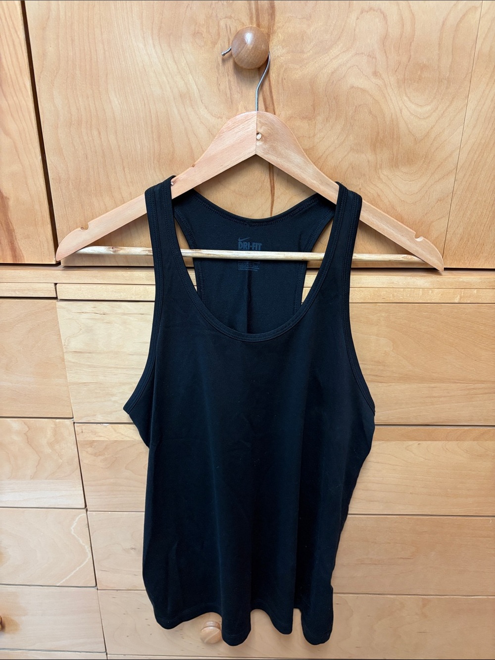 Nike Black Dri-FIT Racerback Tank
